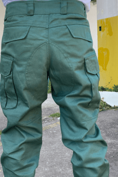 Calça Cargo Verde Militar