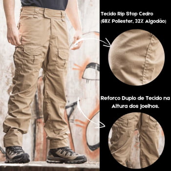 calça tática masculina coyote 