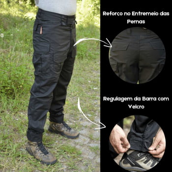 calça tática Masculina preta