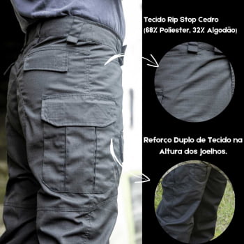 calça tática Masculina preta