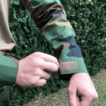 uniforme tático Woodland combat bravo