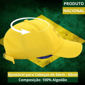 Boné Brasil Amarelo