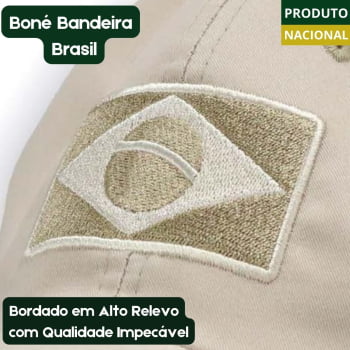 Boné Brasil Bege Claro