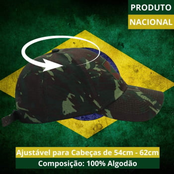 Boné Brasil Camuflado Selva