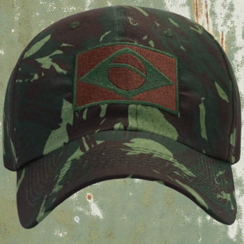 Boné Brasil Camuflado Selva