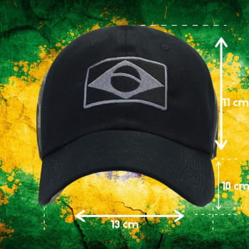 Boné Brasil Preto