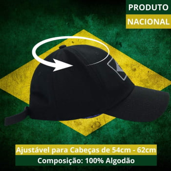 Boné Brasil Preto