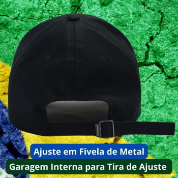 Boné Brasil Preto