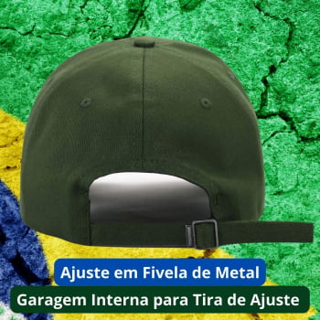 Boné Brasil Verde Militar