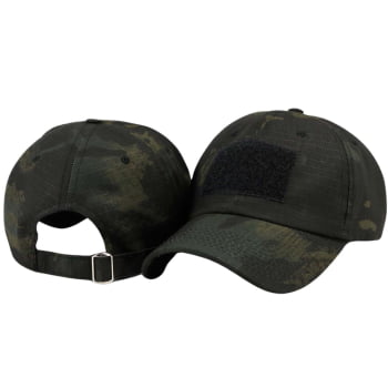 Boné Tático Multicam Black