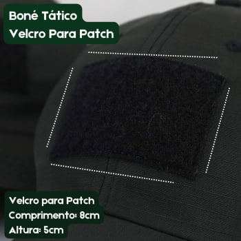 Boné Tático Preto