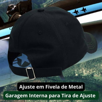 Boné US Army Preto