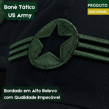 Boné US Army Preto