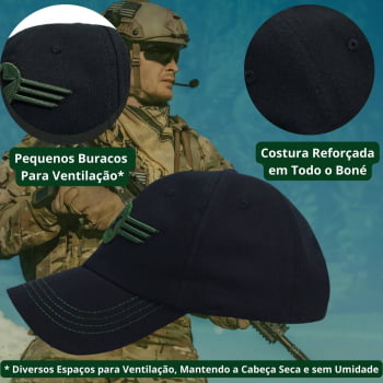 Boné US Army Preto