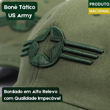 Boné US Army Verde Militar