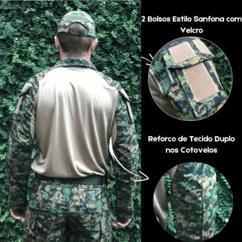 Combat Shirt DIgital Marpat Alpha Bravo