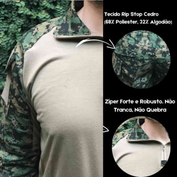 Combat Shirt DIgital Marpat Alpha Bravo