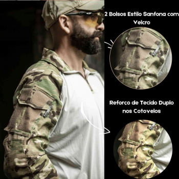 Combat Shirt Multicam Alpha Bravo