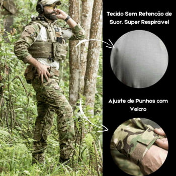 Combat Shirt Multicam Alpha Bravo