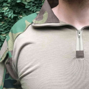 Combat Shirt Woodland Alpha Bravo