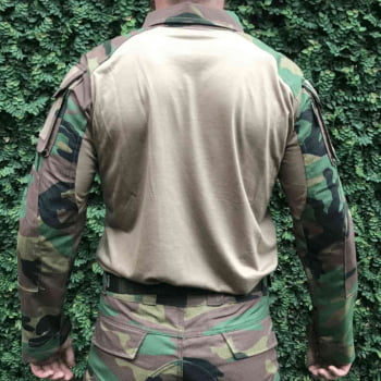 Combat Shirt Woodland Alpha Bravo